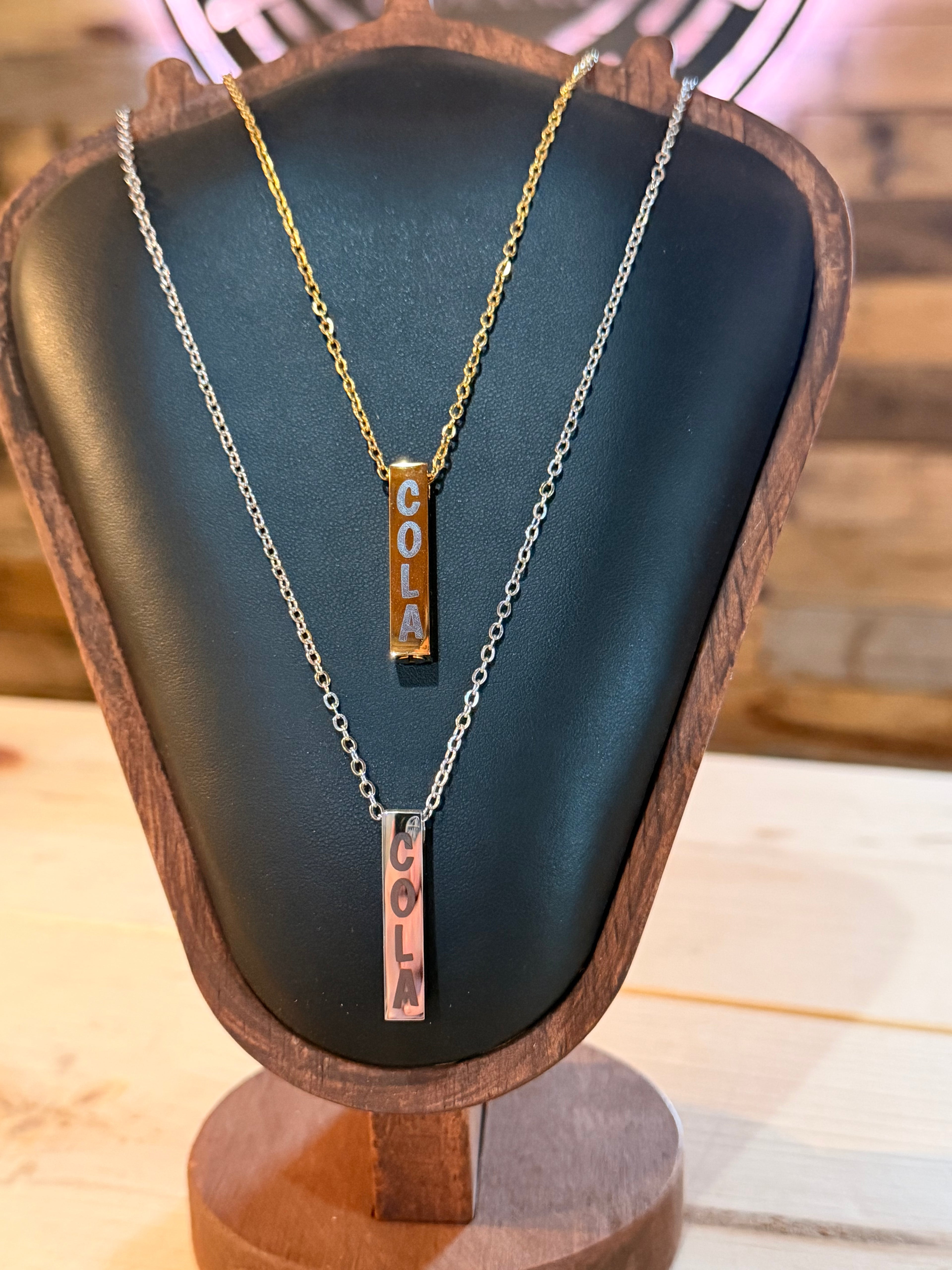 Bar Urn Necklace