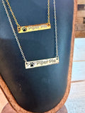 Paw Print Horizontal Bar