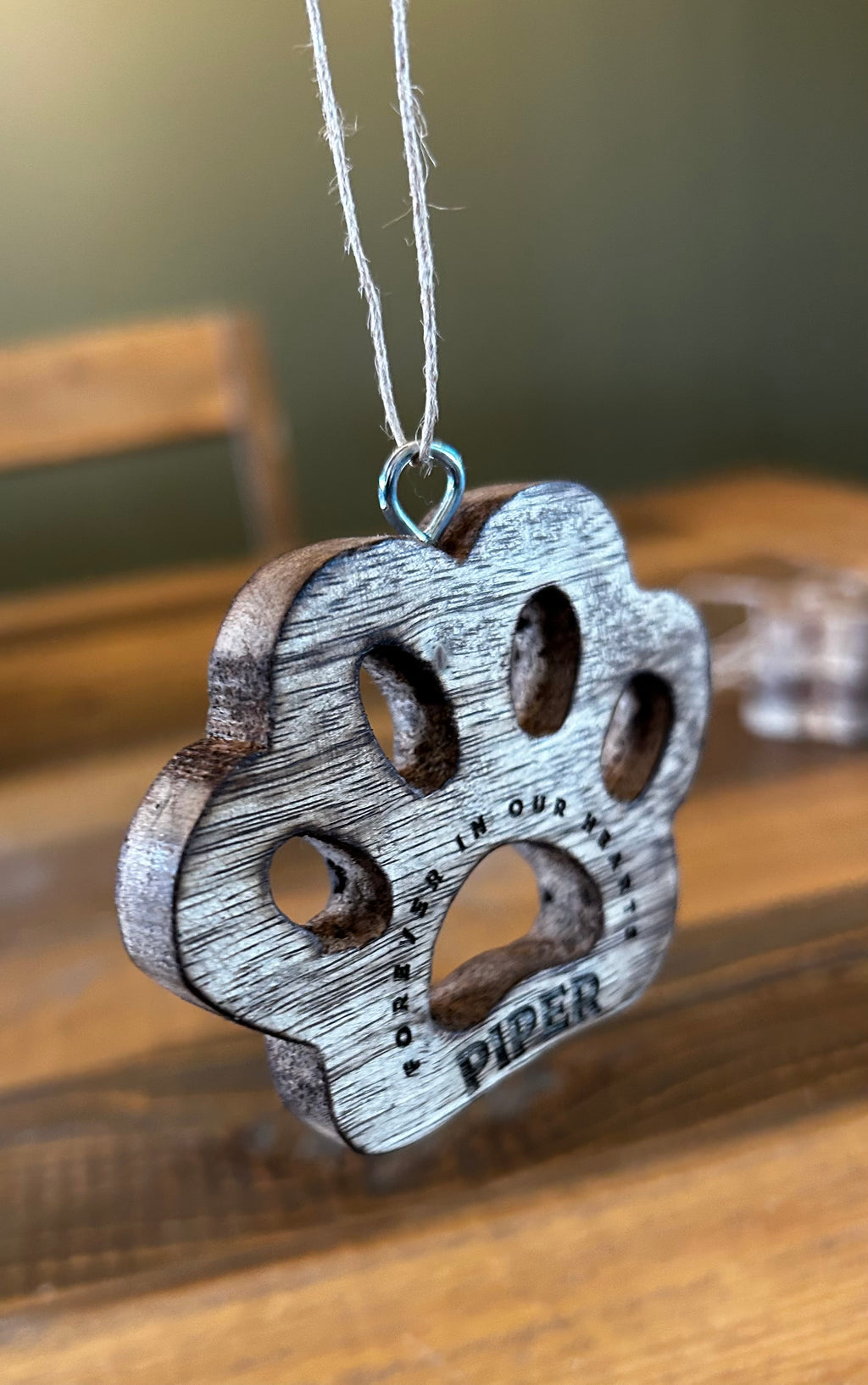 Paw Memorial Ornament